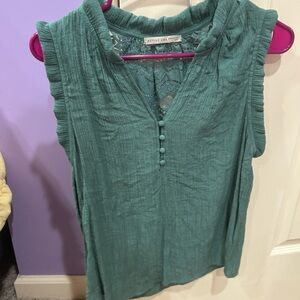 Green Tank/Blouse